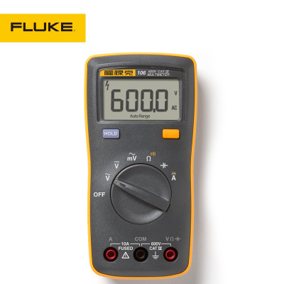 福禄克/FLUKE 106 手持式掌上数字万用表 直流交流电流电压万用表