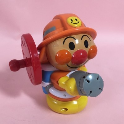 面包小超人宝宝洗澡玩具 消防员儿童手摇转动水枪 夏季戏水玩具
