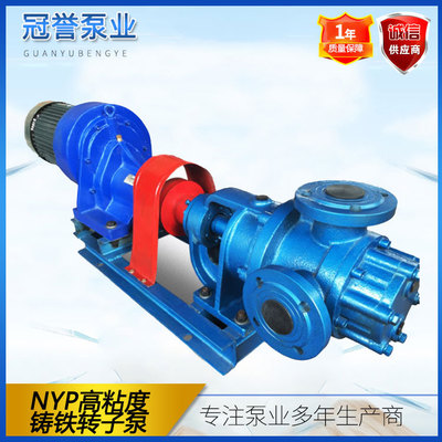 供应 高粘度转子泵 nyp-52电动铸铁耐磨转子泵