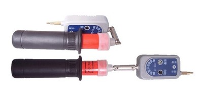伸缩型袖珍验电笔0.22-10kv高低压验电器带折叠弯头声光测电器