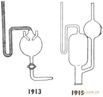 1913--1915气体吸收器（具白金丝）