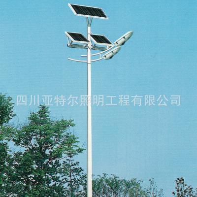 定制太阳能灯路灯 高度 3米 4米 5米 6米-12米 高压钠灯