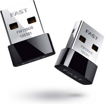 FAST迅捷FW150US 随身WIFI接收无线路由器USB大功率台式电脑网卡