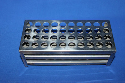 销售铝试管架孔铝制试管架多用架24孔30孔40孔实验室支架离心管架