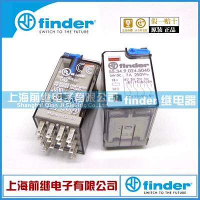 全新原装finder/芬德 55.34.9.024.5040 24VDC 镀金进口继电器