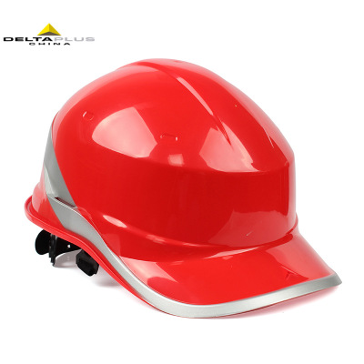 代尔塔  102018 反光安全帽电力高压绝缘帽帽 防砸减震安全帽批发