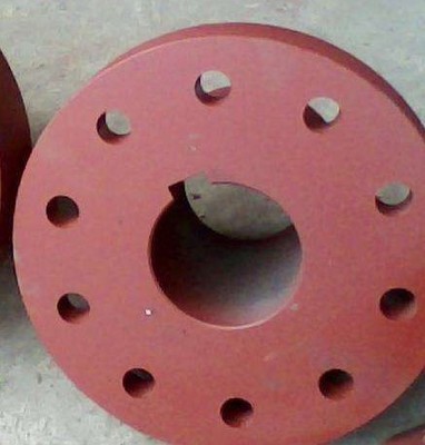 喷涂铸铁联轴器供应 异型球铁连轴器 定制机械配件 弹性联轴器