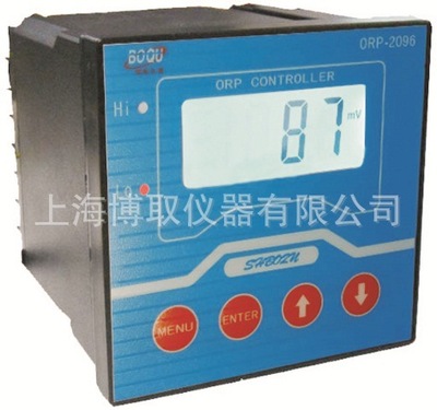 上海博取ORP-2096工业ORP计带温补液晶显示在线式氧化还原检测仪图1