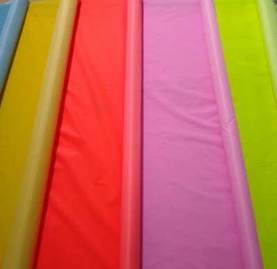 批发彩色高亮度反光布 EN471环保荧光黄反光条 彩色化纤TC反光布