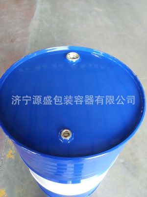 济宁源盛包装品牌专业制造工业油桶200L 208L蓝白金属闭口钢桶