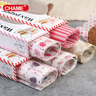 创美烘焙用包装蜡纸汉堡纸三明治包装纸糖果牛轧糖甜品饼干包装纸