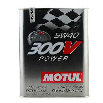 摩特MOTUL 300V POWER 5W40双酯类全合成机油 赛车机油 2L装