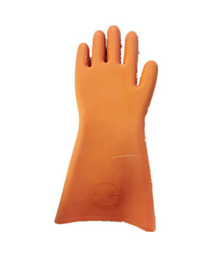 厂家供应正品津鑫牌20KV橡胶绝缘手套一等品电工防护手套