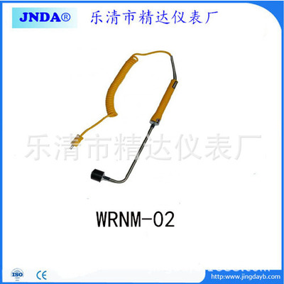 供应WRNM-02系列表面热电偶 测量表面温度手持式测温探头弯头JNDA