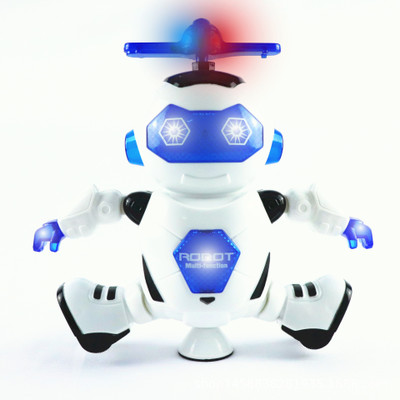 活动款智能炫舞机器人 360度旋转 灯光音乐 玩具 儿童 跳舞机器人