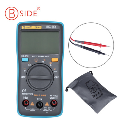 BSIDE掌上型自动量程数字万用表ZT101便携式口袋表电能表