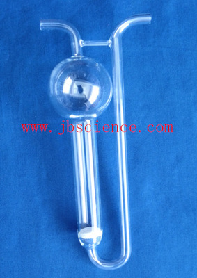 吸收瓶管 多孔玻板吸收管 白色多孔玻管吸收管 10mL吸收管 环保