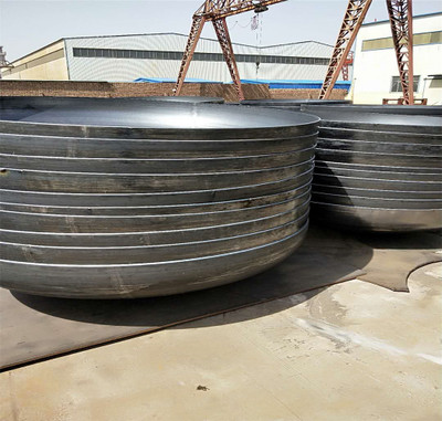 碳钢封头 化粪池用dn2200*10无直边碳钢焊接封头