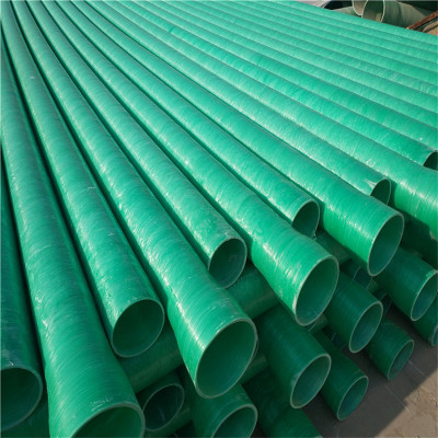厂家 生产玻璃钢电缆管道 耐腐蚀玻璃钢加沙管排污管道