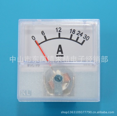 供应直流电压表 30A小方表 91C16 40*40电流表 逆变器表头