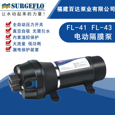 FL-40 小型隔膜抽排水泵真空自吸大流量灌溉装机设备全自动排水泵