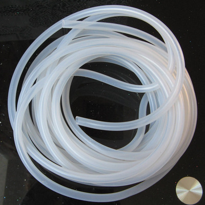 白色硅胶管套 大口径硅胶管 食品级硅胶管 进口透明硅胶管