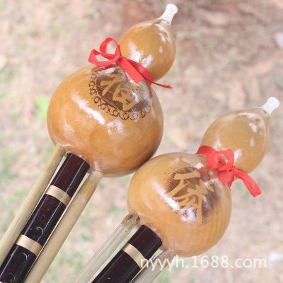 厂家生产供应单音葫芦丝乐器 天然植物葫芦