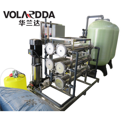 华兰达厂家供应5吨单级经济型反渗透纯水设备 高低压保护系统配置