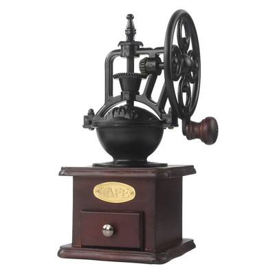 摩天轮磨豆机  咖啡豆研磨机 家用手摇大飞轮咖啡磨豆机