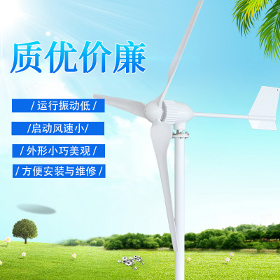厂家直销 M5风力发电机 家用1000w风力发电机 风光互补发电系统