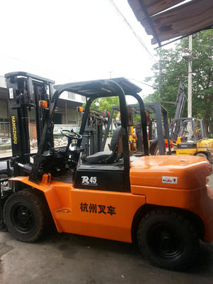 宿迁出售交通运输叉车运起重装卸设备4.5吨杭州叉车二手物流设备