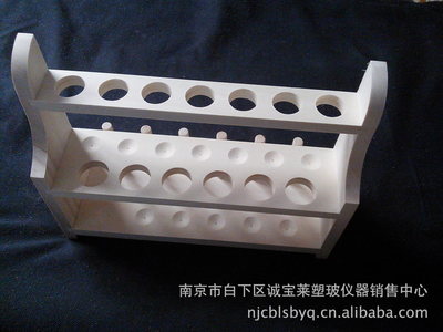 南京厂价直销教学、实验室器皿用木制双层试管架（出口型）