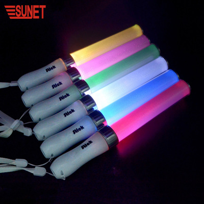 WOTA艺用LED15色发光棒有现货 可定制1.5W / 3W不同亮度LED荧光棒