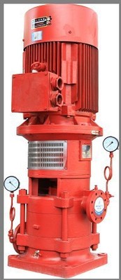 供应源立牌消防泵-XBD4.9/15-GL型立式单级消防泵组
