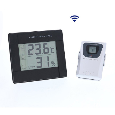 跨境无线温湿度检测仪 数字温度计和湿度计遥感器 温室农业仓库