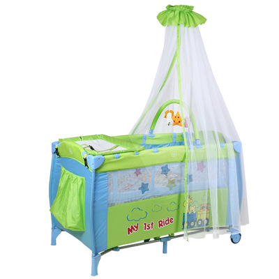 多功能婴儿床 出口折叠婴儿摇床 婴儿用品宝宝游戏床童床厂家批发