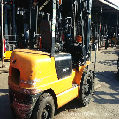 出售与批发 3吨二手内燃式叉车 搬运设备原装3.5吨合力柴油叉车