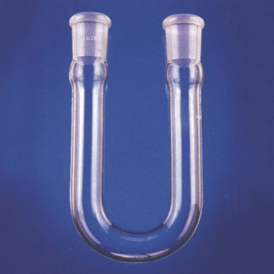 UNIREX玻璃U型干燥管具支管弯形干燥管带活塞气体干燥塔厂家直销