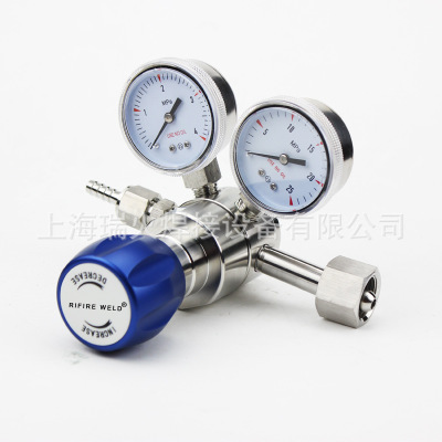 二氧化硫减压器钢瓶减压阀SO2气体调压压力表调整器gas regulator