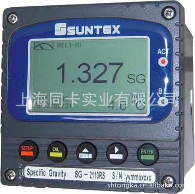 SUNTEX   在线比重控制器 SG-2110RS在线密度计ndj