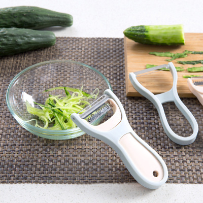 厂家厨房蔬菜水果多功能削皮刀刨刀不锈钢广告LOGO削皮器定制工具