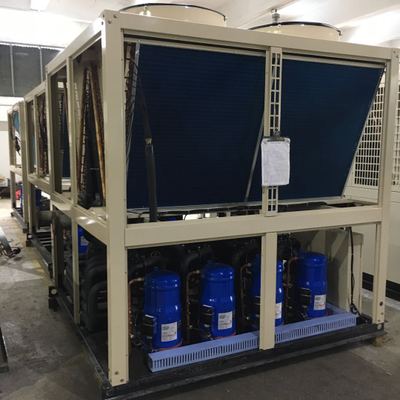 高雅厂家直销 风冷式热泵空调机组 130KW模块机 冷暖空调