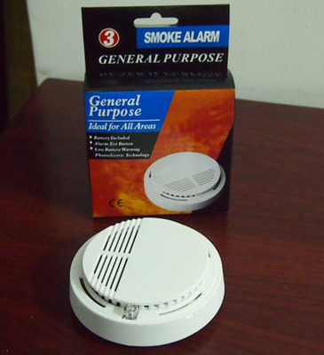 海晟家用独立式烟雾光电传感器厂家  标准9v电池供电进口传感器