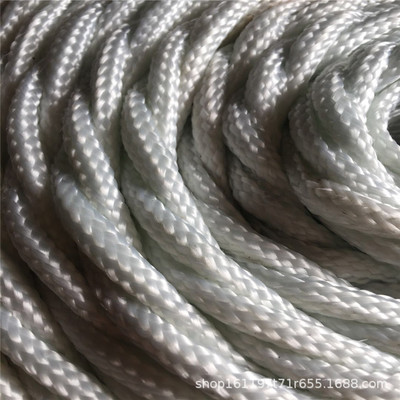 厂家直销玻璃纤维绳 防火耐高温玻璃纤维绳密封纤维绳