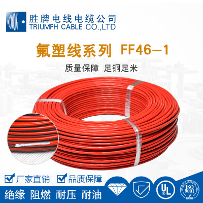 胜牌电缆高温导线FF46 10MM耐磨耐腐蚀 单芯多股铁氟龙电子线
