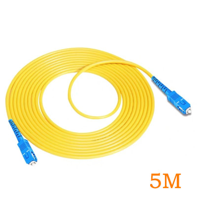 SC-SC光纤跳线单模单芯5M大方对大方头光纤跳线尾纤网络级5米