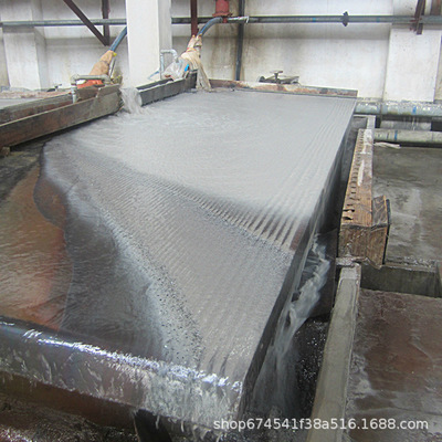 新型6S选矿摇床 4500*1800玻璃钢材质床面 分选金铜锡矿摇床设备