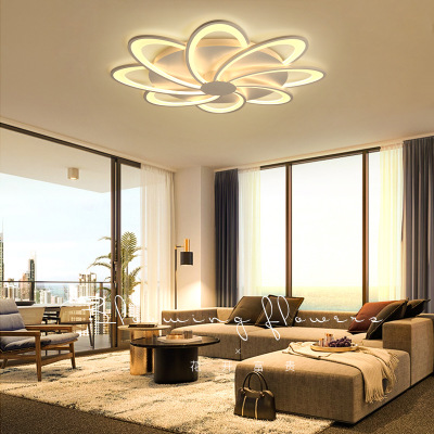 温馨卧室客厅led吸顶灯 创意智能北欧简约现代北欧亚克力吸顶灯