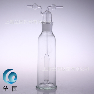 500ml 多孔式气体洗瓶 玻璃孟氏洗瓶 玻璃洗瓶图1