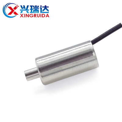 厂家供应开关用圆管电磁铁 微型直流推拉电磁铁 DC12V行程3mm